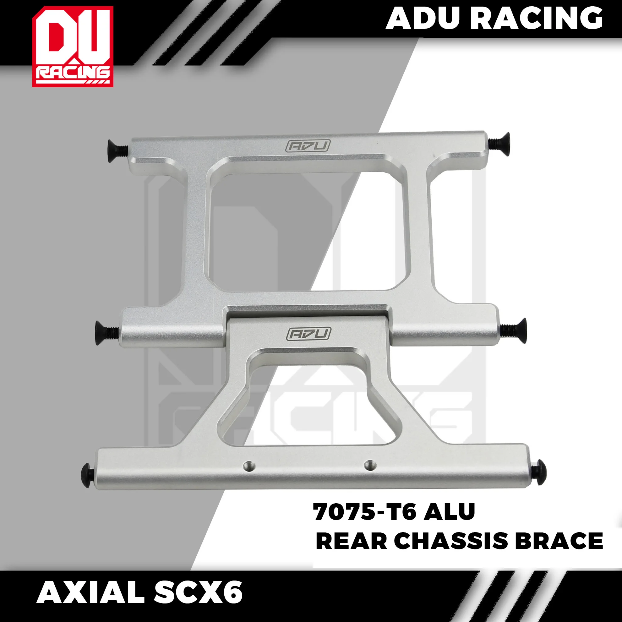 ADU RACING scx6007 7075-T6 ALU REAR CHASSIS BRACE FOR AXIAL SCX6 AXI251009