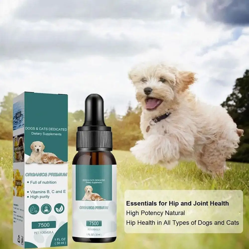 Pet Seed Oil Relieve Pain Inflammation Enhance Immunity Maximum Potency Organically Grown Seed Oil for Cats Dogs 30ml X4E9