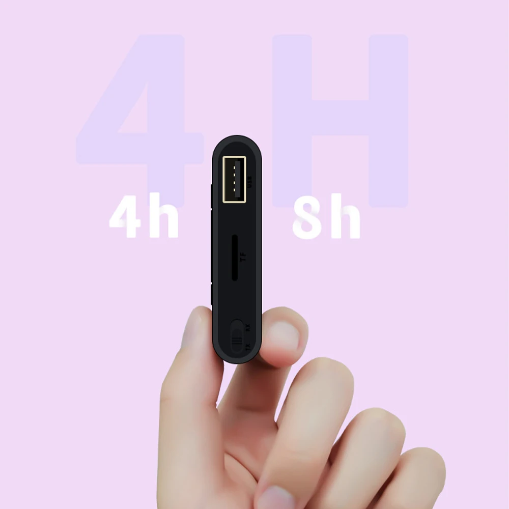 Bluetooth-compatible5.3 Transmitter Receiver 2 In 1 Audio Wireless Adapters For Car TV PC Speakers Headphone With 3. 5MM Jack