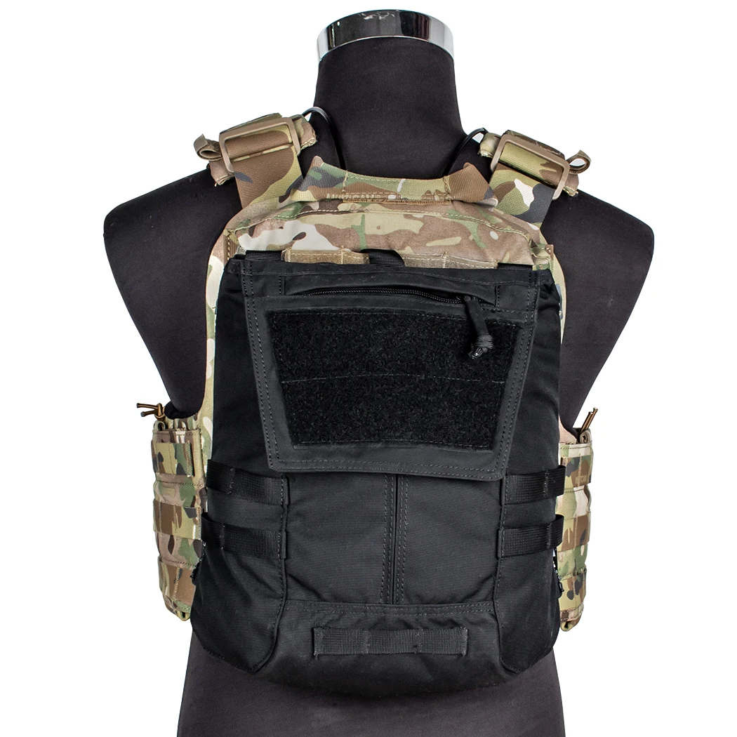 IDOGEAR Tactical Panel Zip on Pouch Backpack Plate Carrier