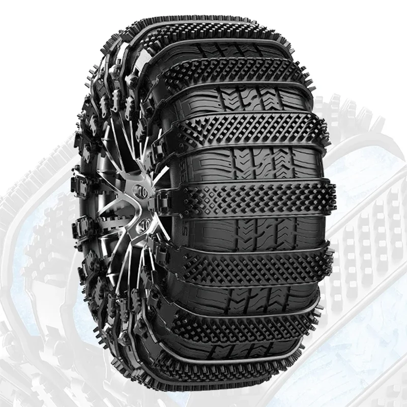 Snow Chain Tire Chain 10/1PCS Polyurethane Set Wheel Belt Belt Winter Snow Anti-Ski Ground Emergency Car Tire New