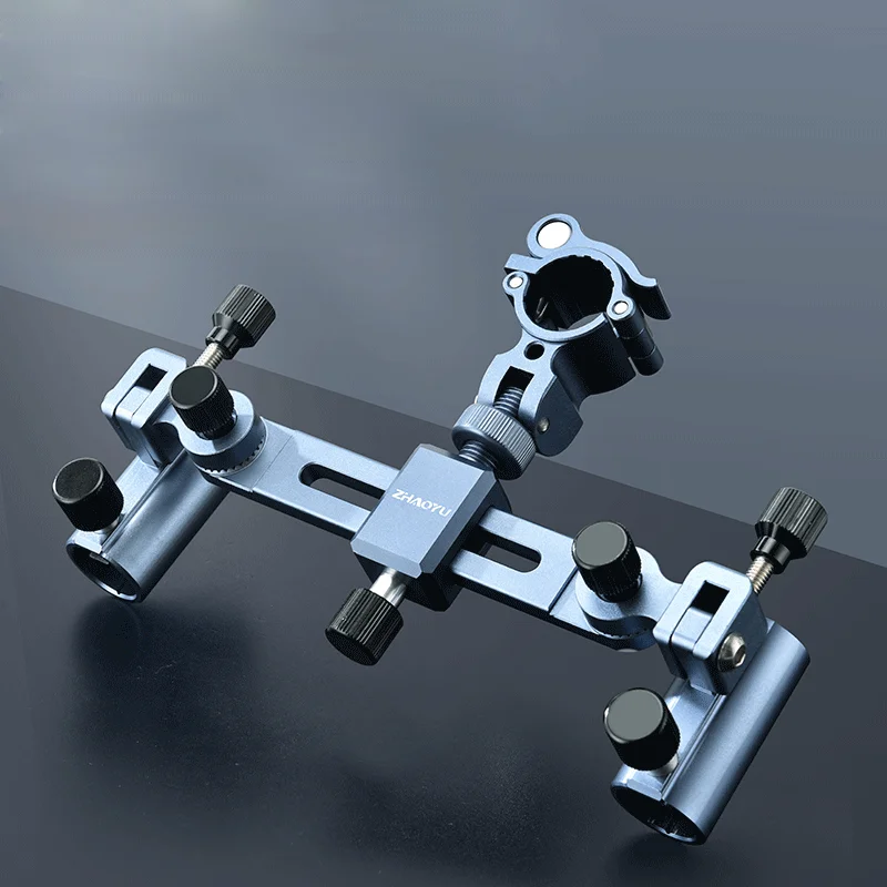 알루미늄 낚싯대 거치대, 조절식 낚싯대 거치대, 낚시 태클 도구, 수직 2 로드, 낚시 의자 액세서리 