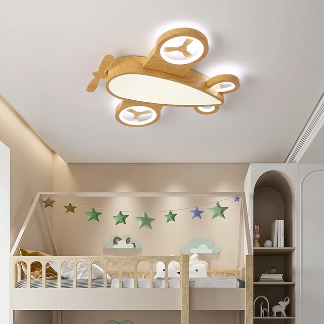 Acheter Lampe de chambre d'enfants led lampe de plafond de chambre nordique  dessin animé créatif lampe de chambre de garçon et de fille lampes de nuage
