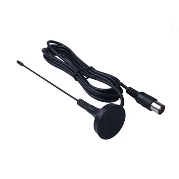 Antenna TV digitale a canale libero antenna DVB-T Antenna TV DVB-T/TV 5dBi Freeview Mini antenna HDTV nera per interni ed esterni
