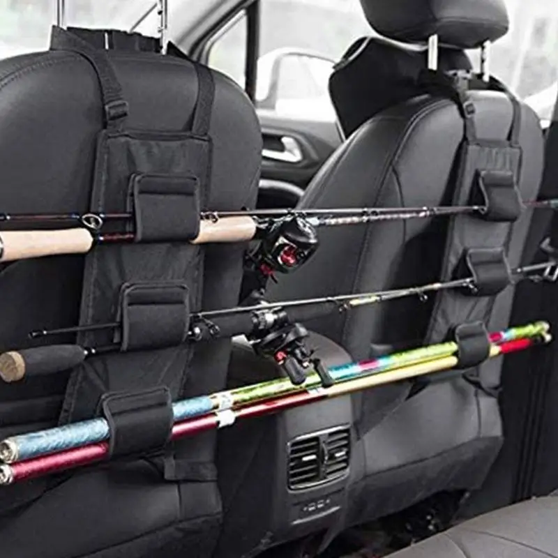 Fishing Pole Holders For Car Reusable Car Fishing Tool Fishing Rod Frame  Flexible Fishing Rod Rack With Nylon Strap - AliExpress
