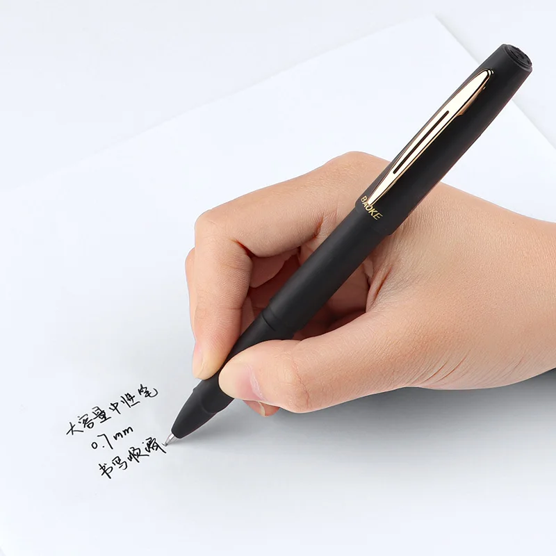 BAOKE 0.5mm/0.7mm/1.0mm Anti-bacterial Office Gel Pen High Capacity  PC1828A/1838A/1848A 3