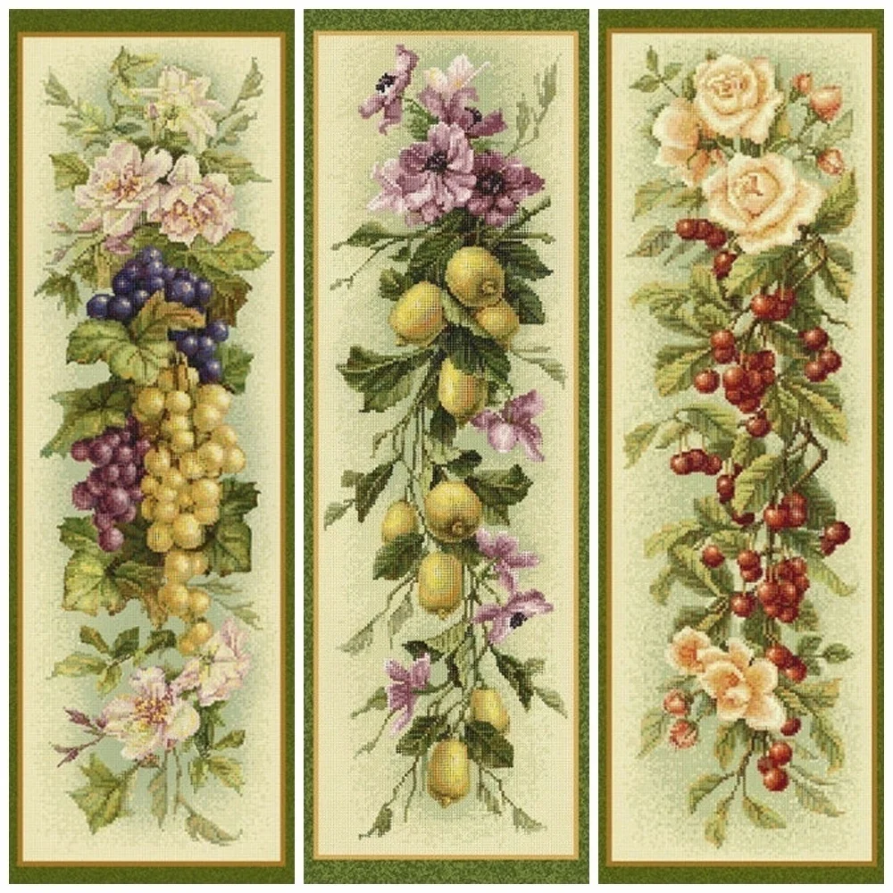 Huacan Diamond Mosaic Fruit 5D Diamond Painting Embroidery Complete Kit Landscape Beaded Pictures Handmade Gift Wall Decor diamond painting