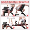 Foldable Incline Decline Exercise Workout Bench 4