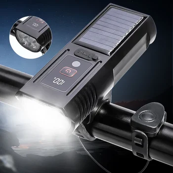 Bike Light with Smart Sensor & Horn – Front & Rear LED, Type-C Rechargeable 1