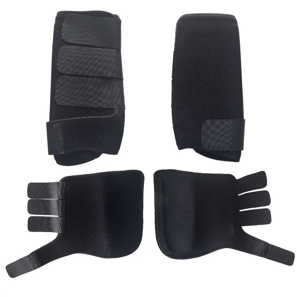 2PCS Horse legging boots anti-collision equestrian horse racing equipment diving material soft and shock absorption 3