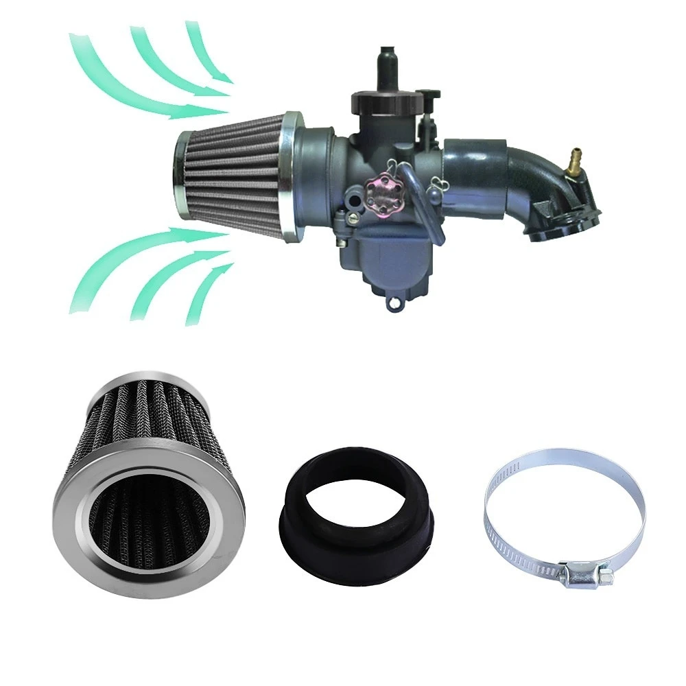 Air Filter 28-60mm Motorcycle Mushroom Head Filters High Flow Air Intake for ATV Pit Dirt Bike Suzuki Honda Kawasaki Yamaha Moto