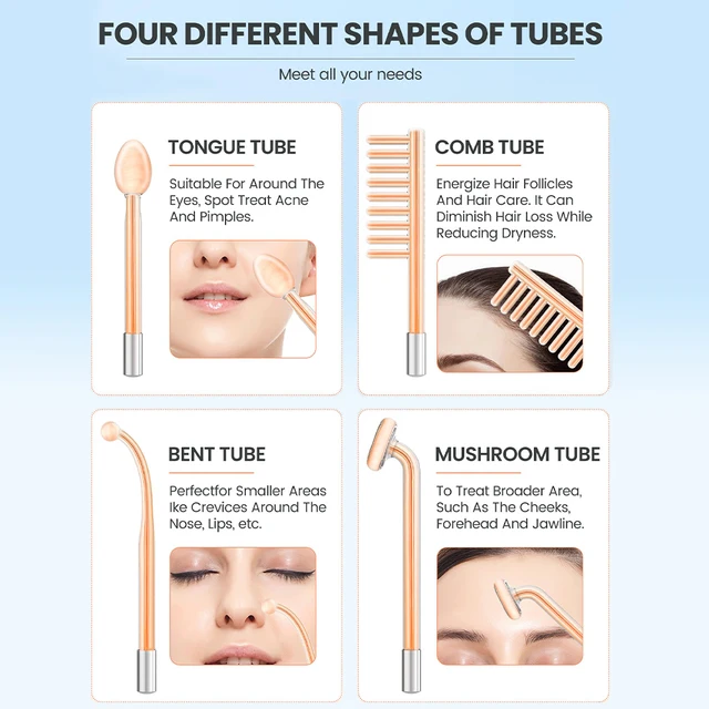 69073-abd931.jpg High Frequency Electrotherapy Neon Facial Skin Massage Wand for Acne Skin Rejuvenation Tightening Face Wrinkle Reducing Machine