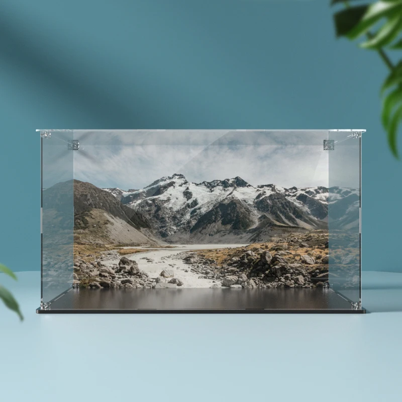 Acrylic display box for  42110 display case for Land Rover building  block dustproof clear model car storage box 3