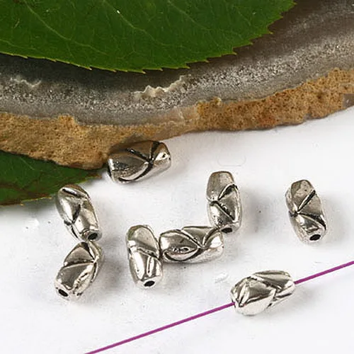 

40pcs Tibetan Silver Cube Spacer Beads H2826 Beads for Jewelry Making