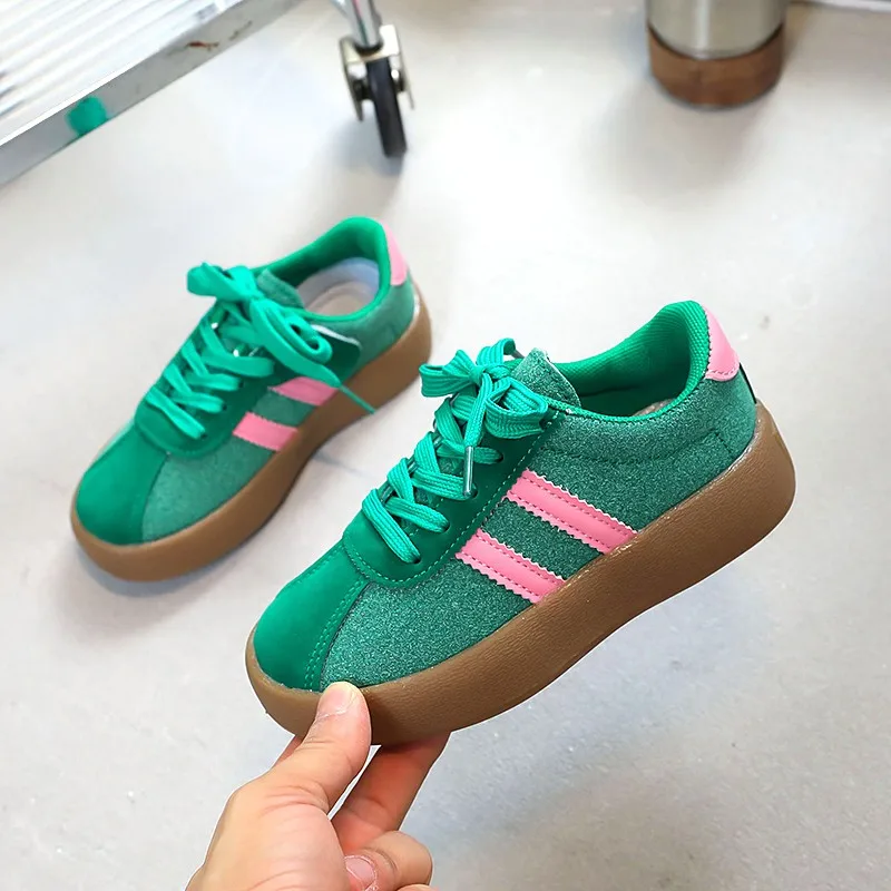 Children's Board Shoes Spring and Autumn New Girls' Versatile Casual Shoes Breathable Boys' Little Shoes Board 3