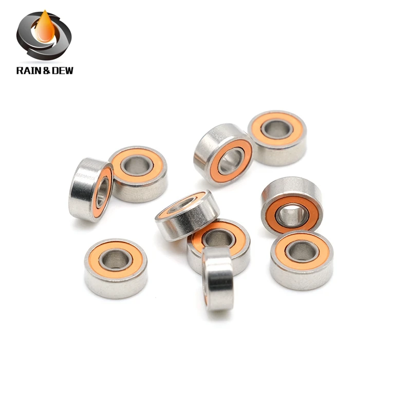 Stainless Steel Hybrid Ceramic Ball Bearing SMR104RS CB 4x10x4 mm ABEC-7 1PCS Brings MR104 SMR104 RS 2RS