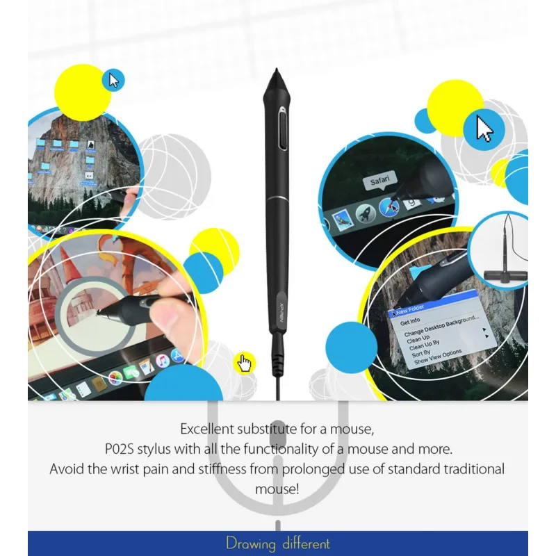 Xp Pen Drawing Tablet Vostoktech Digital Pen Battery-Free Stylus