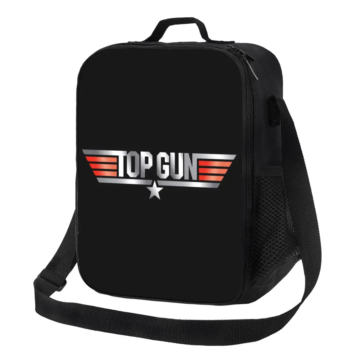 

Tom Cruise Maverick Film Top Gun Insulated Lunch Bag for Women Thermal Cooler Bento Box Office Work School