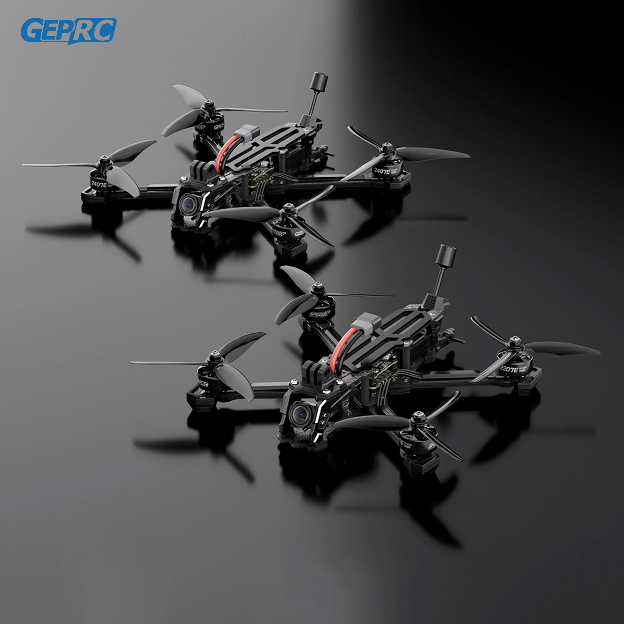 GEPRC Vapor-X6 Аналоговый FPV SPEEDX2 2407E 1750KV Двигатель 60A 4IN1 ESC Высокопроизводительный фристайл Grace RC Квадрокоптер Фристайл Дрон thumbnail 2