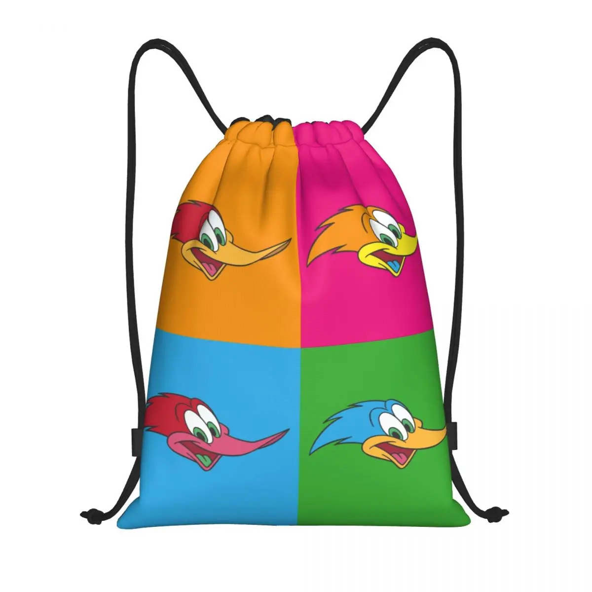 Borse Colorate Legnose Woodpecker Con Coulisse Donna Uomo Palestra Portatile Sport Sackpack Training Storage Zaini