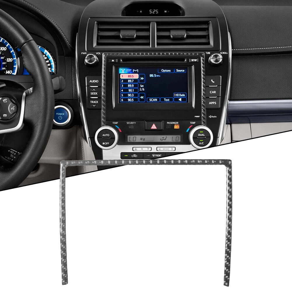 

Центральная консоль, радиопанель, абсолютно новые, углеродное волокно, антикоррозийная, для Camry 2012-14, автомобильные аксессуары