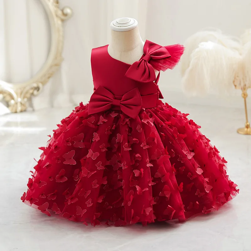 Baby Party Girl Princess Dress 0-6Y girls dress baby girl dress