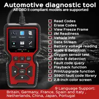 OBD2 Scanner Live Data Professional Mechanic OBDII Diagnostic Code Reader Tool for Check Engine Light V519 - Image 4