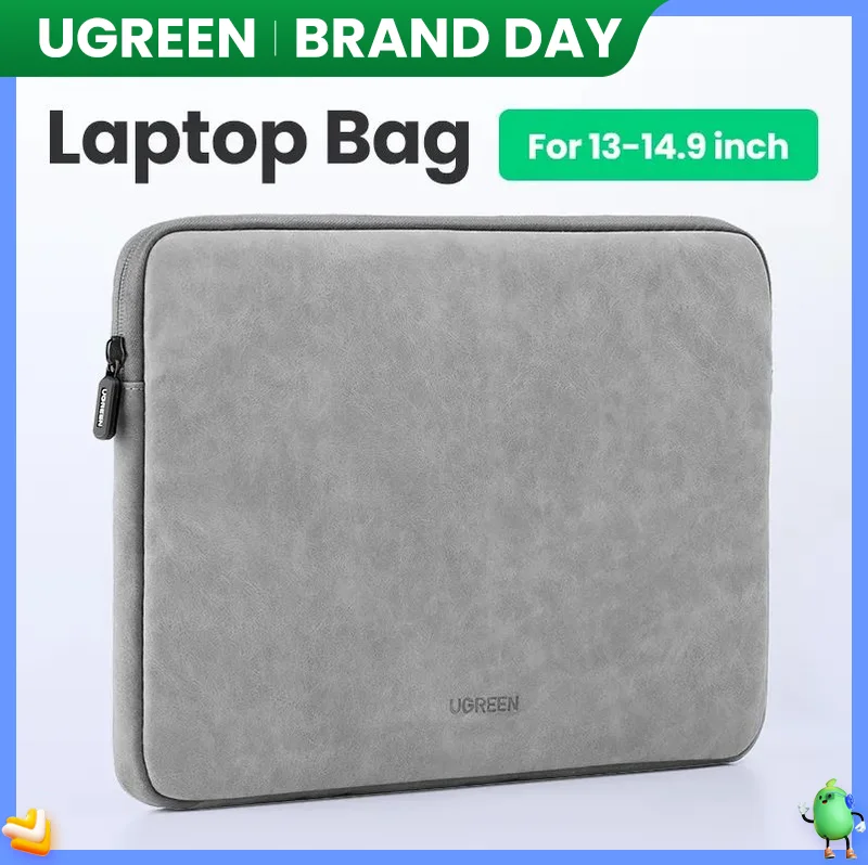 Ugreen-bolsa para Laptop para Macbook Pro Air Capa para hp Lenovo Ipad Capa Impermeável Notebook 13.9 14.9