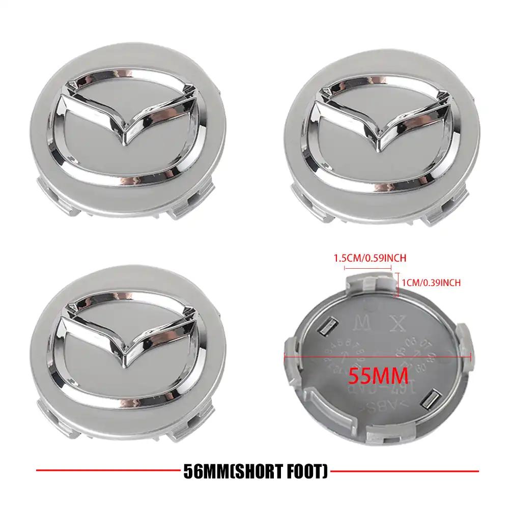 4pcs 56mm 60mm 65mm 68mm Wolfsburg Edition Logo Car Emblem Wheel - Foto 11