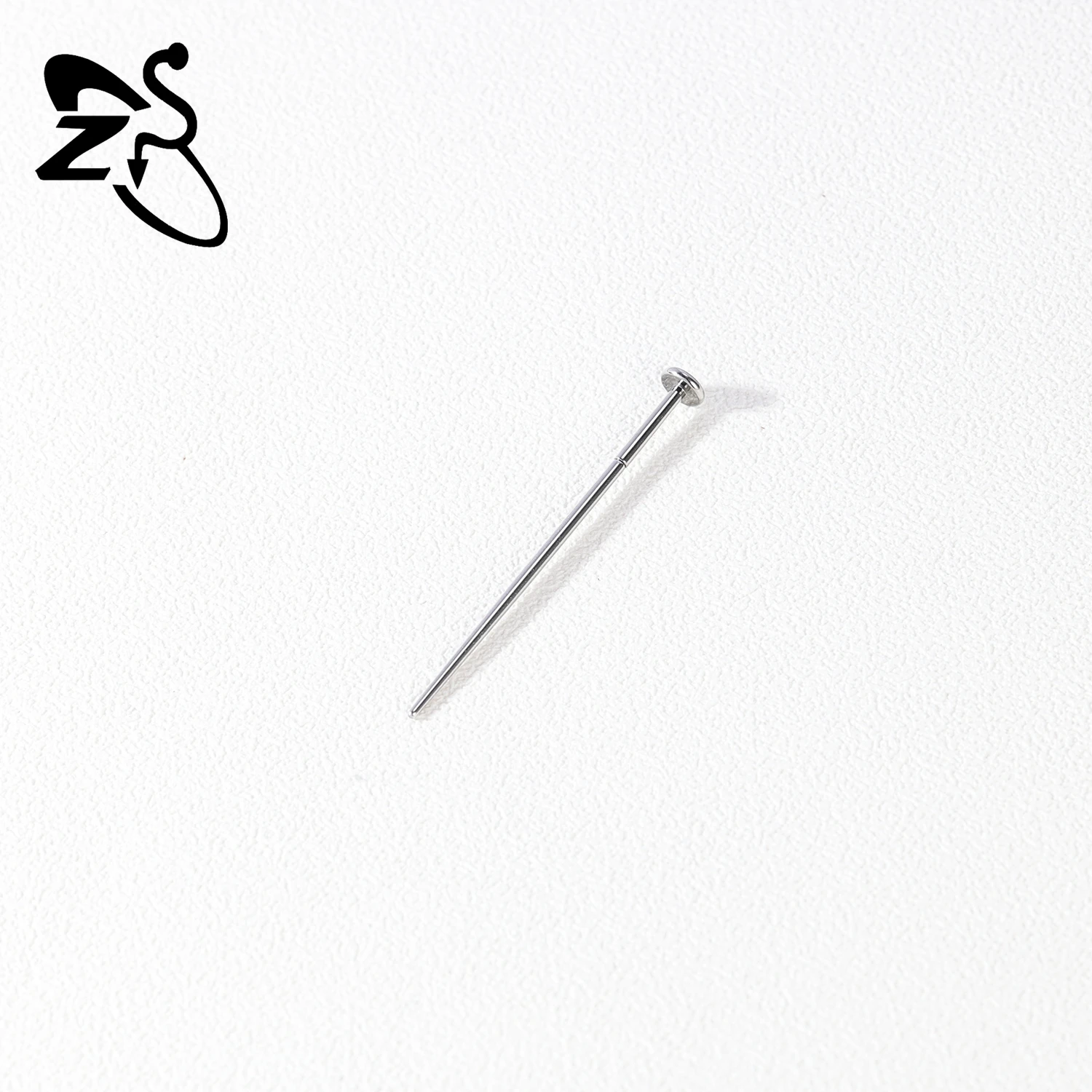 ZS 1 PC Straight Curved Stainless Steel Taper Tool Threadless Insertion Screw On Assistant Kit For Ear/Nose/Navel Piercing Tools