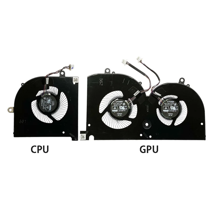 

NEW ORIGINAL Laptop CPU GPU Cooling Fan FOR MIS MS-17G1 17G2 17G3 For MSI GS75 P75 WS75