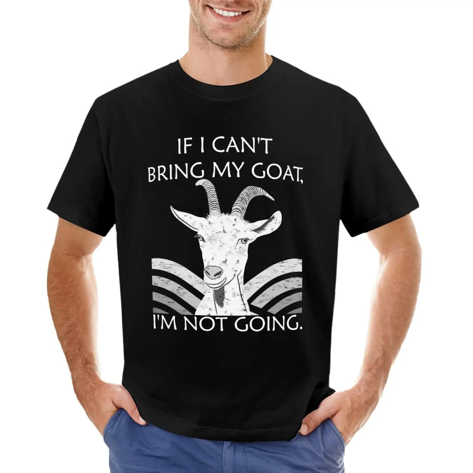 

If I Can'T Bring My Goat Funny Goat Yoga Shirt T-Shirt sweat anime clothes sublime graphics t shirts for men graphic