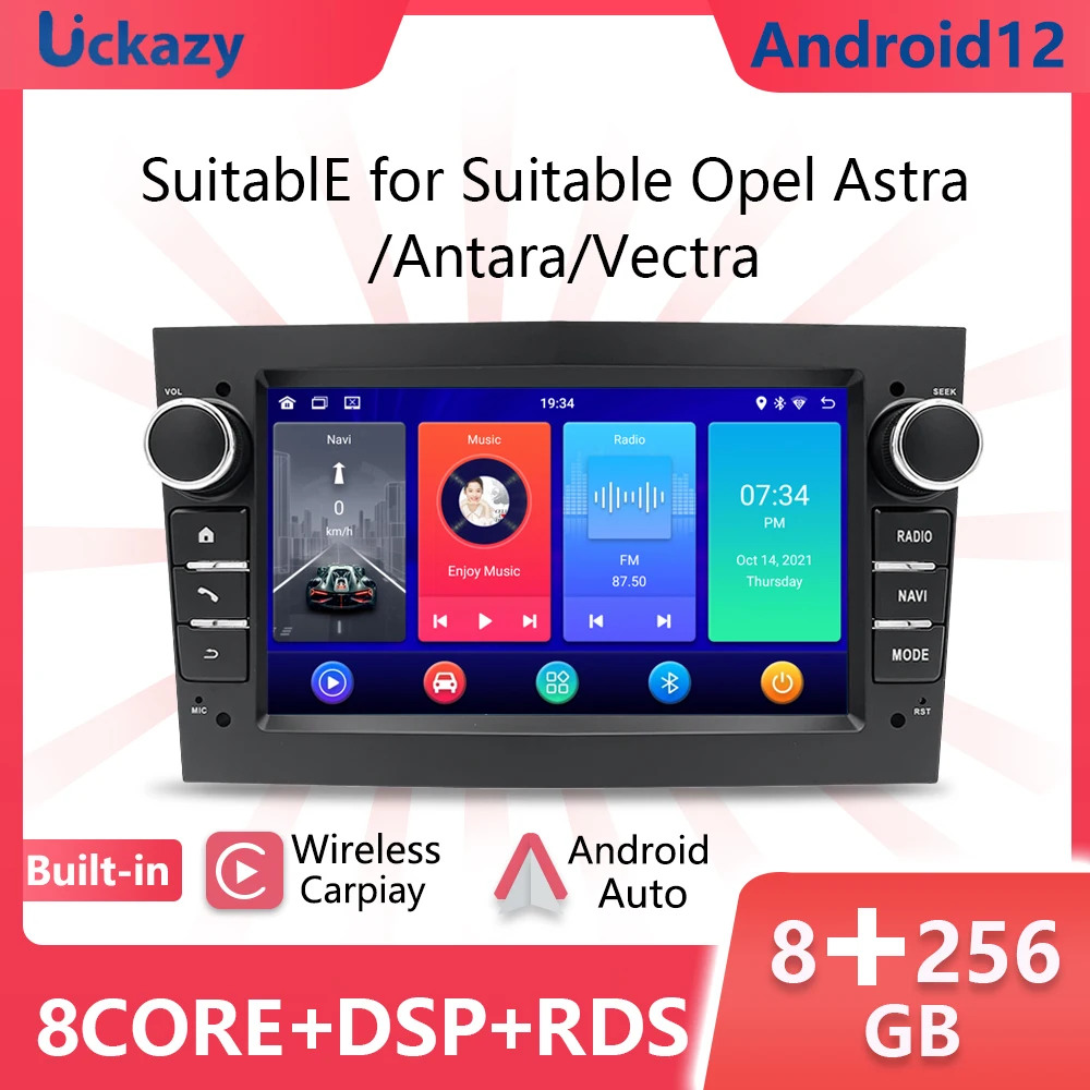 

Автомобильный радиоприемник DSP IPS 2 Din Android 12 DVD для Opel Vectra C Zafira B Corsa D C Astra H G J Meriva Vivaro мультимедийный GPS-навигатор