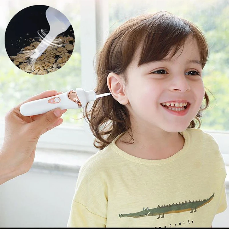 Electric Luminous Earpick For Kids&Adult USB Rechargeable Vibration