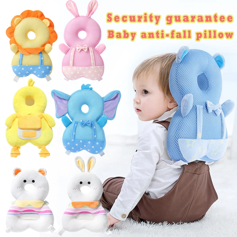 

1-3 years old toddler head protection Safety cushion cushion Back to prevent injury Rabbit cartoon pillow protective head cover