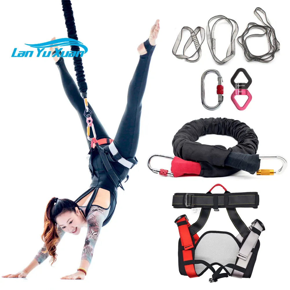 

Bungee Cord Equipment 150 pounds Aerial Yoga Bungee Jumping Fitness