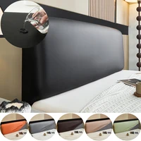 Housse de tête de lit imperméable pour couvre-lit extensible Queen, housse de protection anti-poussière en velours pour tête de lit 1
