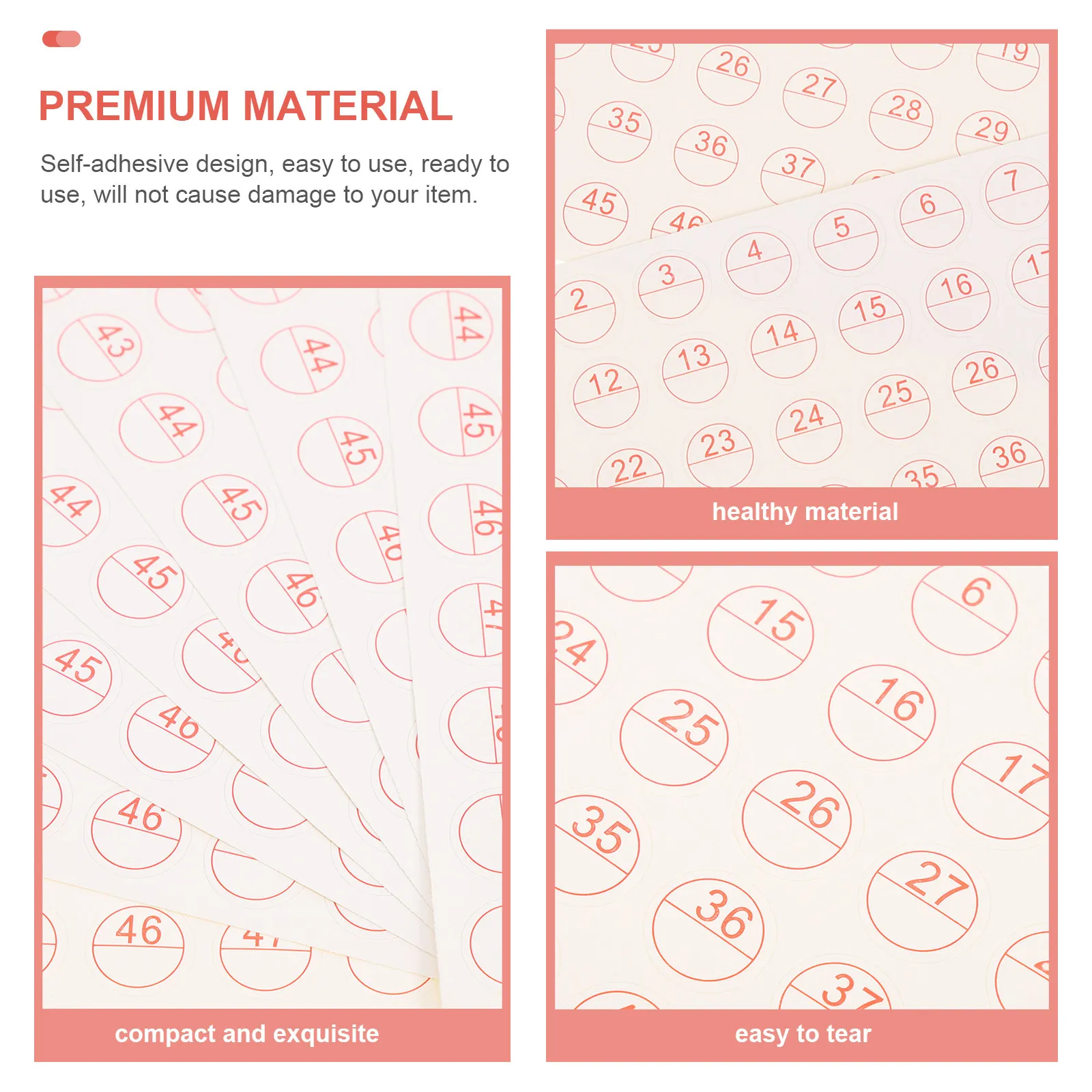 50 매 메모장 라벨 스티커 침실 사무실 정리함 보관 용기 패치 DIY 라벨 용으로 분류된 필기 마킹 라벨 스티커