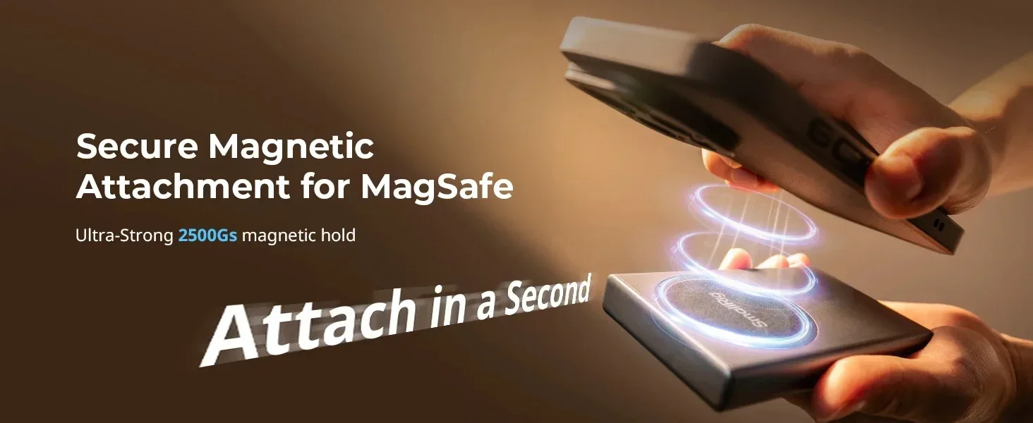 SmallRig Magnetic Vlog Selfie Monitor Screen 10m Remote Control 1500mAh Battery