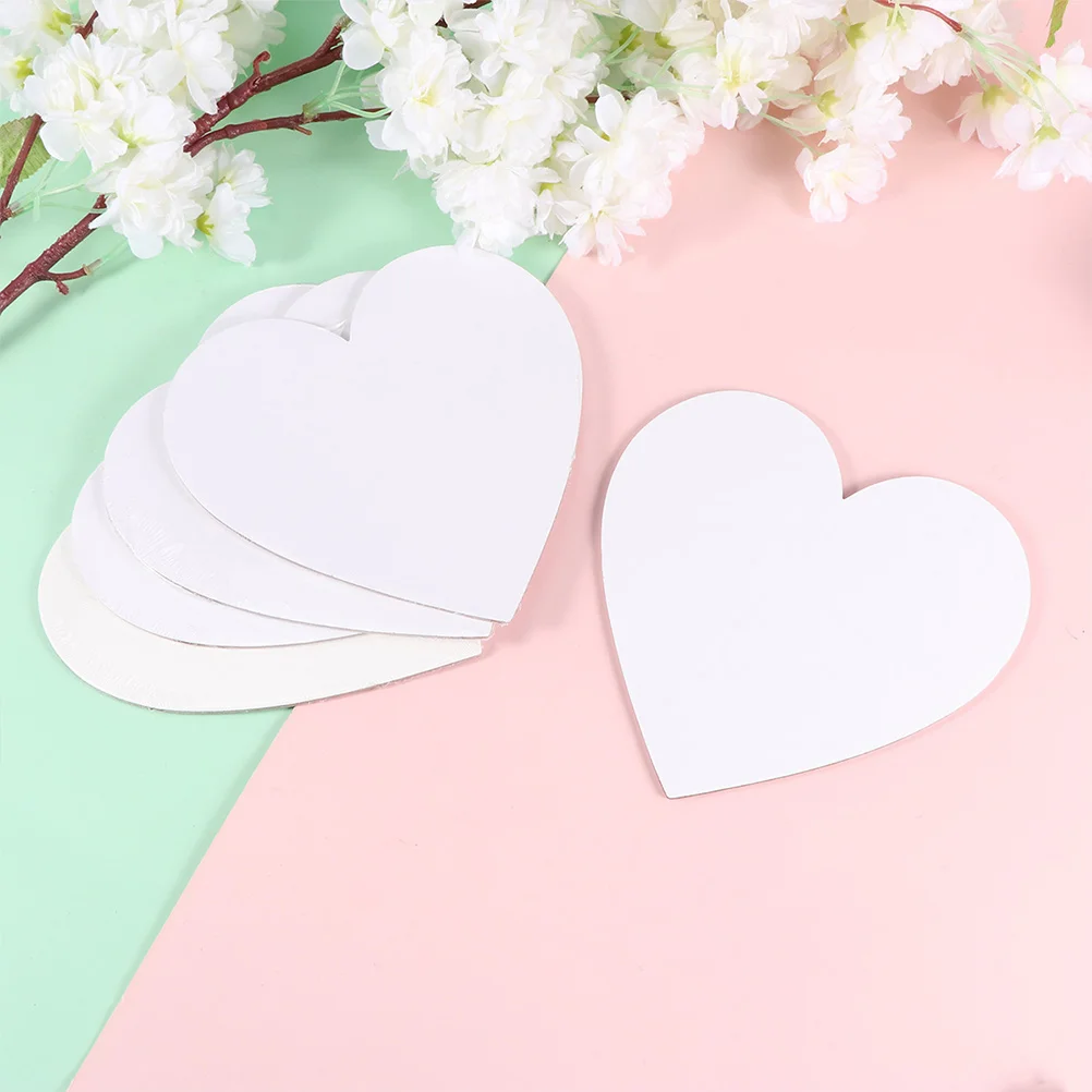 

Доска для рисования маслом, детский коврик для рисования, панели для рисования в форме сердца, белые доски, Детские пустые скетчблоки, масляная краска, панели, художественный набор