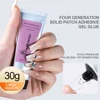 30g Strong Soft Nail Tips Gel Glue Easy Stick Press On Nails Rhinestones Adhesive Glue Manicure Long Lasting SoakOff UV Gel Glue 1