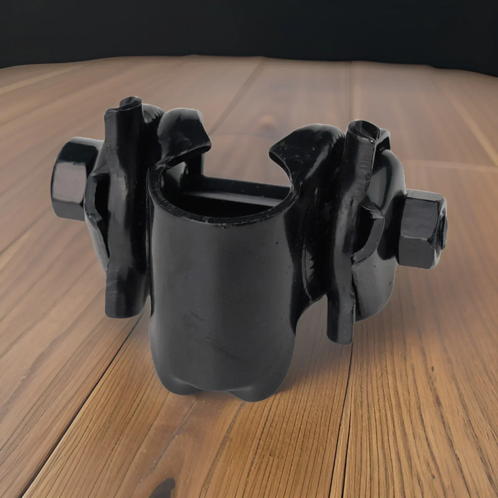 Morsetto Reggisella In Acciaio Al Carbonio Per Tubo Da 24 Mm – Con Design A Dente Di Sega, Per Selle Bici A Doppio Binario