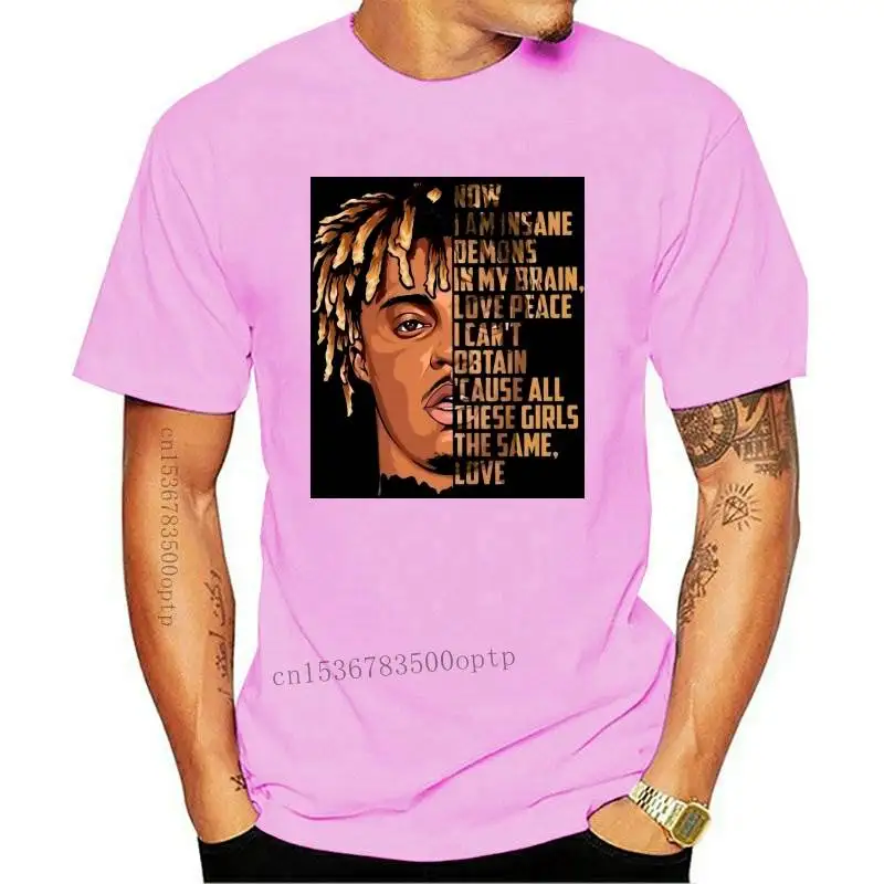 

Fashion New Juice Wrld Now I Am Insane All These Girls The Same, Love - Black T-Shirt Loose Size Top Tee Shirt