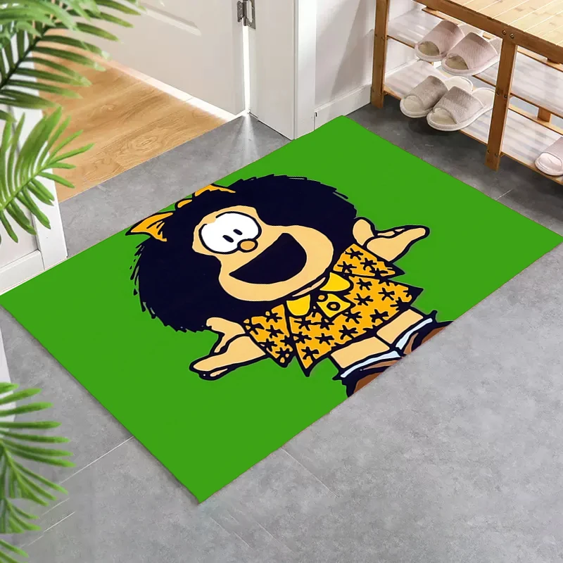 

Mafalda Entrance Carpet Floor Mats Washable Non-slip Kitchen Rug Custom Home Decoration Foot Mat Rug for Bedroom Living Room