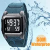Men's Digital Watches Waterproof Men Sports Watch Luminous Multifunction Clock Outdoor Running Student Kids Fitness Wristwatch 4