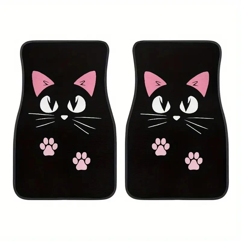 Cartoon Cat Car Floor Mats 4