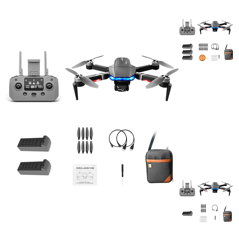 Top Deals GPS Return Motor Aerial Photography 5G Drone S7S Three-Axis Self-Stabilizing Gimbal Remote Control Four-Axis Aircraft