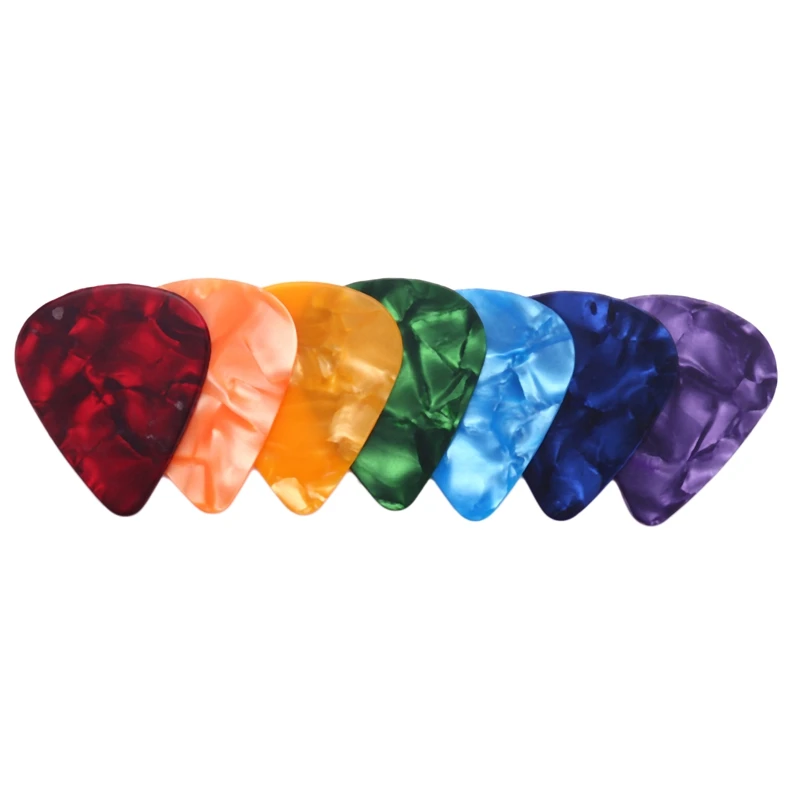 New Hot 60 Pack Abstract Art Colorful Guitar Picks, Unique Guitar Gift For Bass, Electric & Acoustic Guitars Includes 0.46mm, 0.