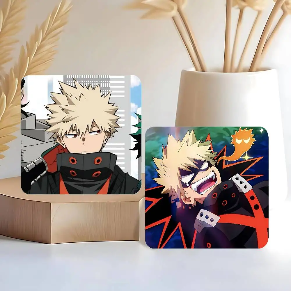 Katsuki Bakugou Anime Acrylic Fridge Magnet Set - Creative Decorative Stickers