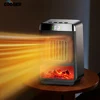 Hot Air Blower Electric Heater Portable Desktop PTC Ceramic Heating Fan Warm Air Blower for Household Office Mini Space Heater 1
